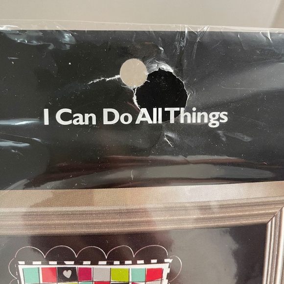 Bucilla Plaid Counted Cross Stitch Kit I Can Do All Things Through Christ New - Picture 4 of 6